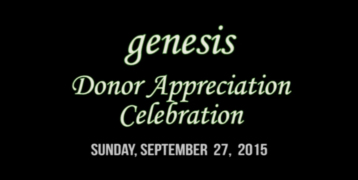 Genesis Donor Appreciation Celebration Post 2015