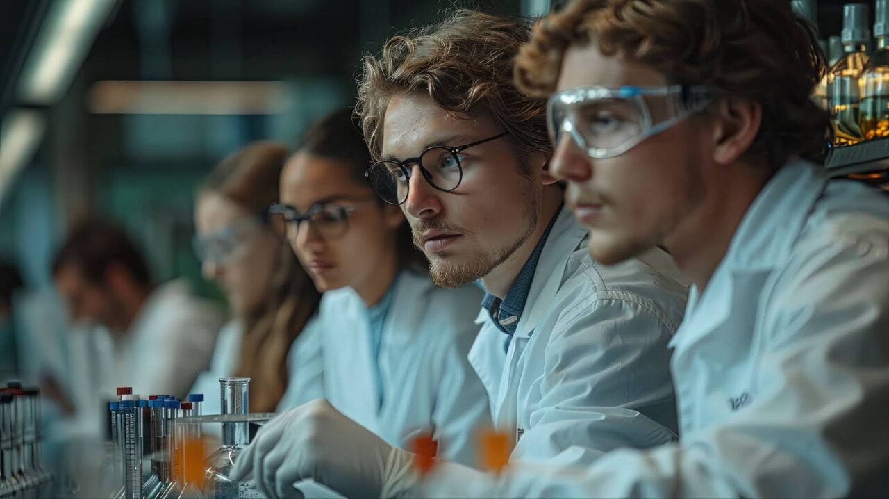 Medical professionals conducting training in a Bioskills Lab